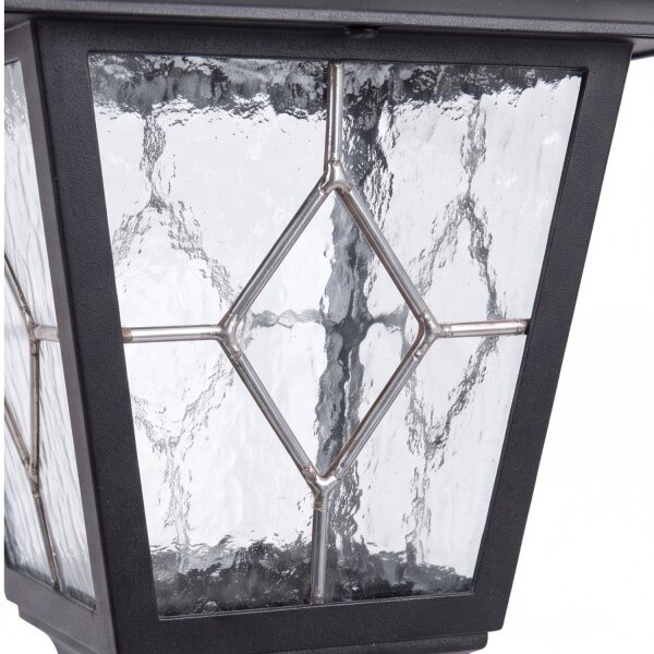 Lampe dallée rustique MERKSEM 110cm IP43 aluminium