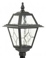 Lampe dextérieur noire MERKSEM 80cm IP43 aluminium