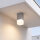 Lampe dextérieur plafond en argent IP44 carré anti-éblouissement