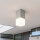 Plafonnier angulaire extérieur IP44 E27 en argent