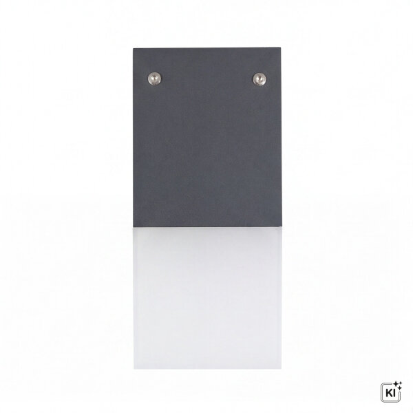Plafonnier à faible éblouissement extérieur IP44 Anthracite E27
