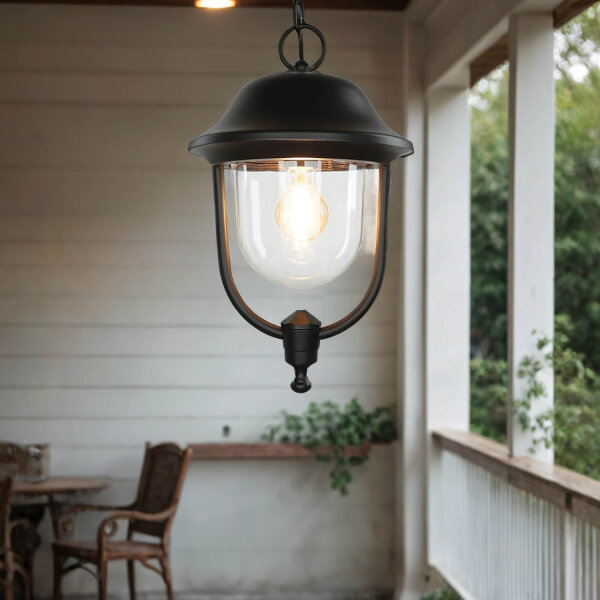 Lampe à suspendre résistante aux intempéries à lextérieur IP43 Rustique E27