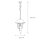 Lampe à suspendre résistante aux intempéries à lextérieur IP43 Rustique E27