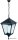 Lampe à suspendre extérieure noir aluminium verre IP43 E27