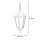 Suspension dextérieur Noir IP43 Rustique DILSEN