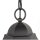 Lampe à suspendre Extérieur Noir Aluminium Verre IP43