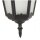 Lampe à suspendre Extérieur Noir Aluminium Verre IP43
