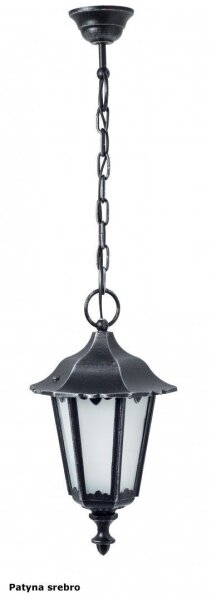 Suspension rustique Extérieur Noir Aluminium
