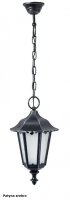 Suspension rustique Extérieur Noir Aluminium