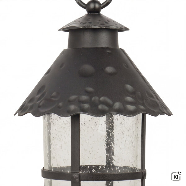 Lampe à suspendre résistante à la pluie Rustique Aluminium Verre E27