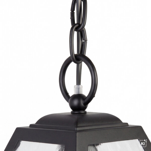 Suspension rustique extérieure aluminium verre IP43