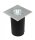 Lampe encastrée carrée acier inoxydable IP67 étanche à la poussière