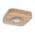 Plafonnier LED moderne bois m&eacute;tal 5W compact