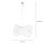 Lampe à suspendre noire design métal réglable en hauteur