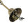 Plafonnier Or Antique Blanc Abat-jour en verre 5 flammes