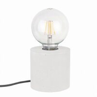 Petite lampe de table avec interrupteur Béton...