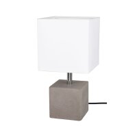 Lampe de table moderne avec interrupteur Béton...