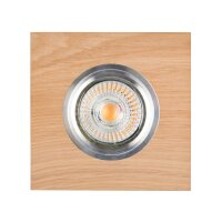 Spot encastré en bois avec LED 5W DELEN