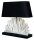 Lampe de table d&eacute;corative ROLET Bois flott&eacute; Tissu Salon