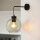 Applique murale KALETE ambre Lampe de couloir E27