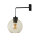 Applique murale KALETE ambre Lampe de couloir E27