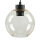 Applique murale KALETE ambre Lampe de couloir E27