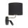 Applique murale LED avec lampe de lecture en noir Lampe PASA