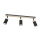 Spot de plafond noir 72cm de long Scandinave
