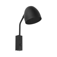 Applique SARE en noir et or Lampe de salon