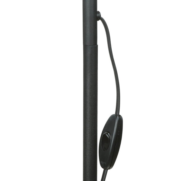 Lampe sur pied Maja Noir Moderne
