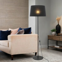 Lampe sur pied Maja Noir Moderne