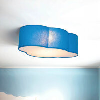 Lampe de chambre denfant WOLKI bleu plafond lampe nuage