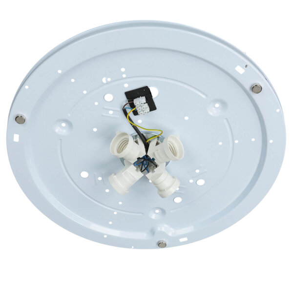 Plafonnier MINA Noir Tissu Salon Lampe