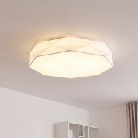 Plafonnier Blanc Tissu Salon Couloir Lampe