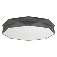 Plafonnier Noir Tissu Prima Salon Lampe