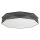 Plafonnier Noir Tissu Prima Salon Lampe