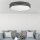 Plafonnier Noir Tissu Prima Salon Lampe
