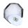 Plafonnier BISO Noir Blanc Tissu Lampe dentrée