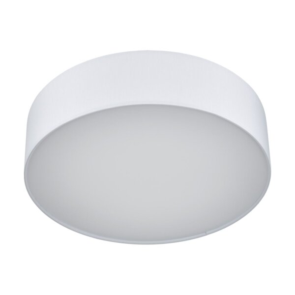 Plafonnier Blanc Chrome Ø60cm Lampe de salon
