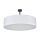 Plafonnier Blanc Chrome Ø60cm Lampe de salon