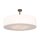 Plafonnier Blanc Chrome Ø60cm Lampe de salon