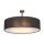 Lampe de plafond noir chrome Ø60cm Salon Lumière