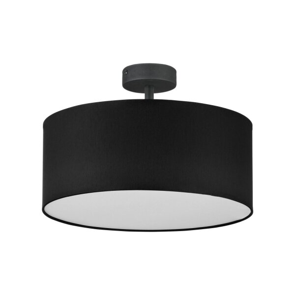 Plafonnier YASA Noir Blanc Salon Lampe