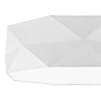 Plafonnier blanc à 4 flammes, faible...