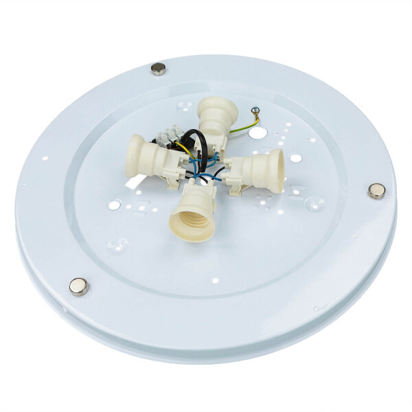 Plafonnier blanc chambre denfant WOLKI 4-flmg L62cm