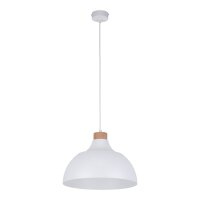 Lampe &agrave; suspendre sobre HELMA Blanc R&eacute;tro...