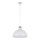 Lampe à suspendre sobre HELMA Blanc Rétro rond Ø33cm