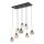 Suspension KALETE graphite ambre 6xE27 Lampe