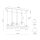 Suspension KALETE graphite ambre 6xE27 Lampe