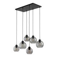 Suspension Graphite KALETE 6xE27 Lampe de table à...